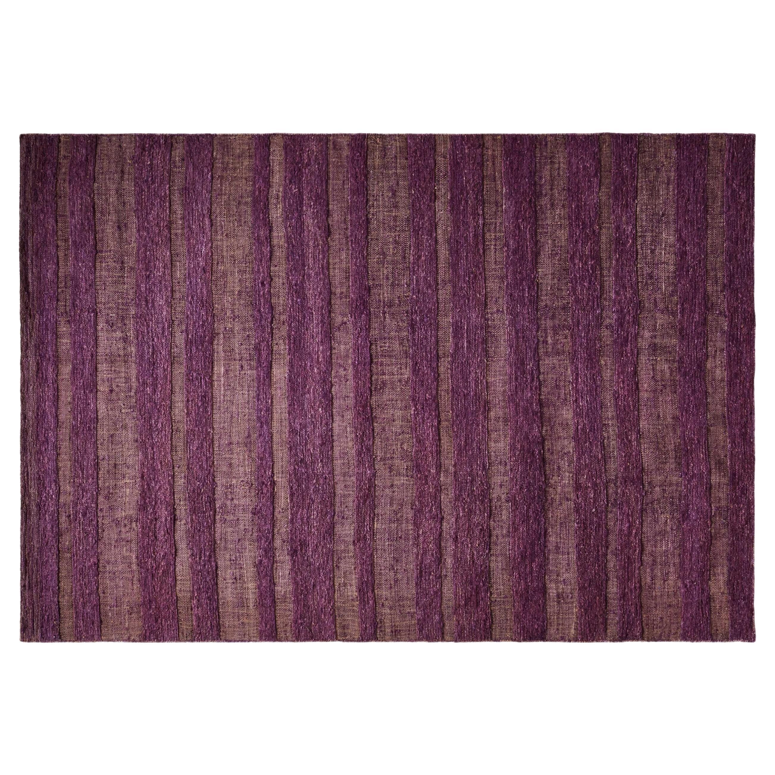 Cassina Ténéré Tapis de jute tissé à la main Version polychrome.