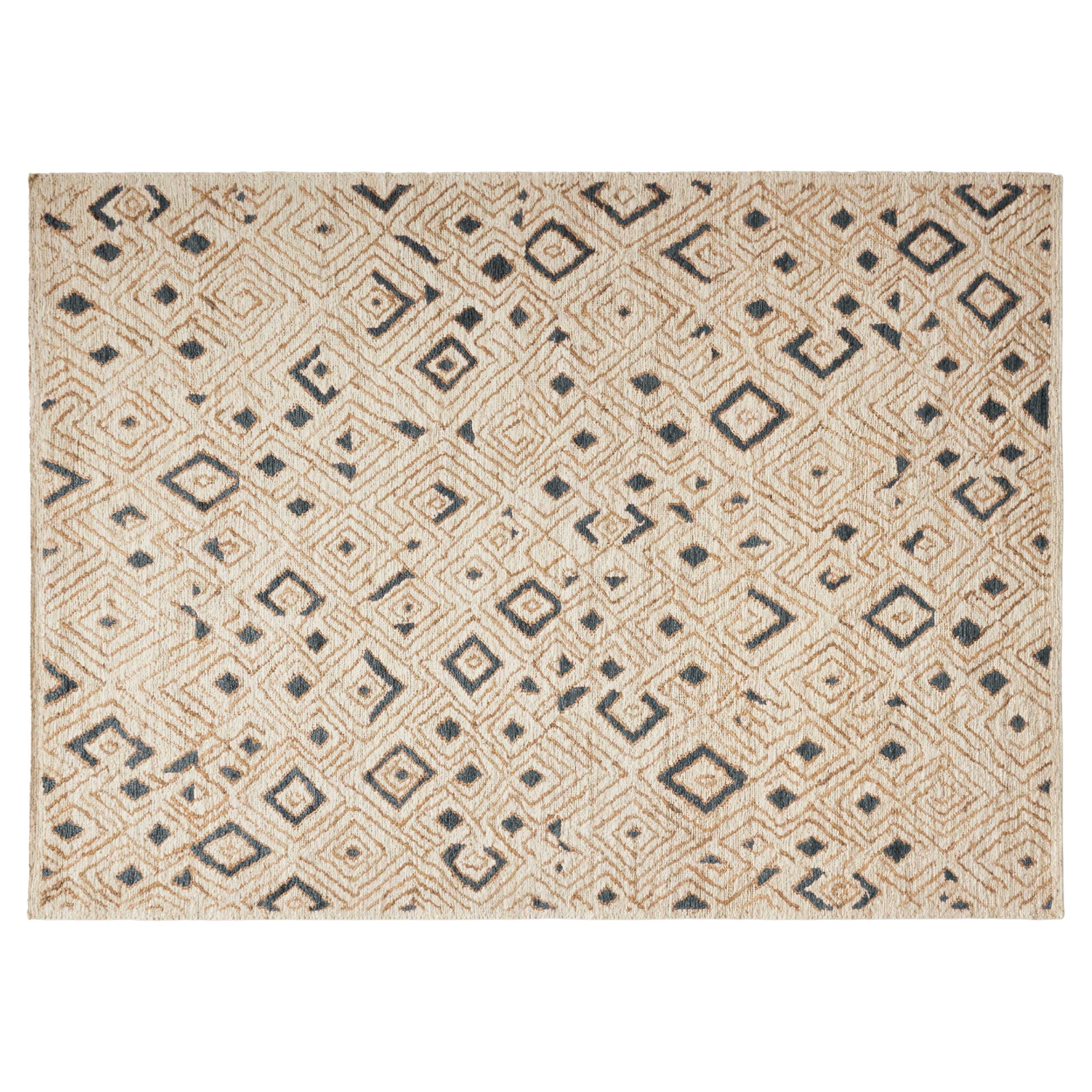 Cassina Ténéré Tapis de jute tissé main Version polychrome
