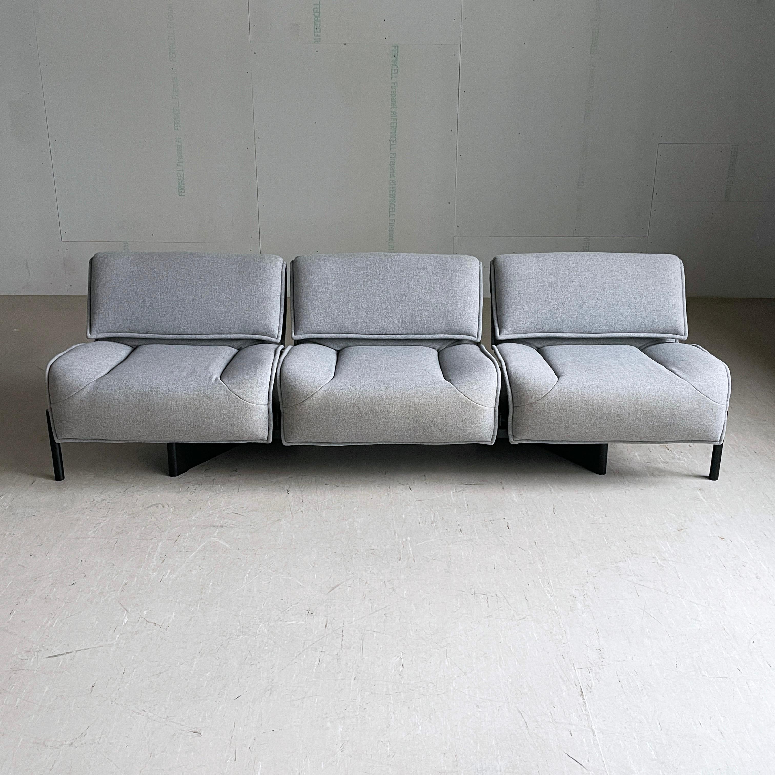 Post-Modern Cassina Veranda 3 seater Sofa by Vico Magistretti For Sale