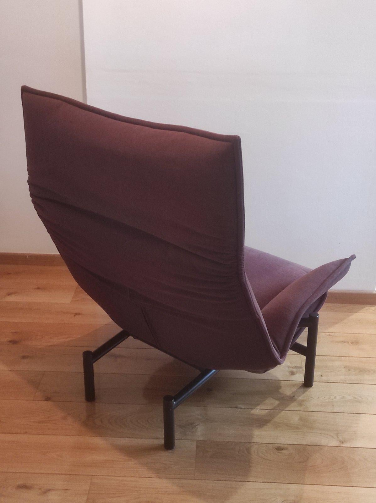 Cassina Veranda Longue Chair By Vico Magistretti Italy 1980s For Sale 4