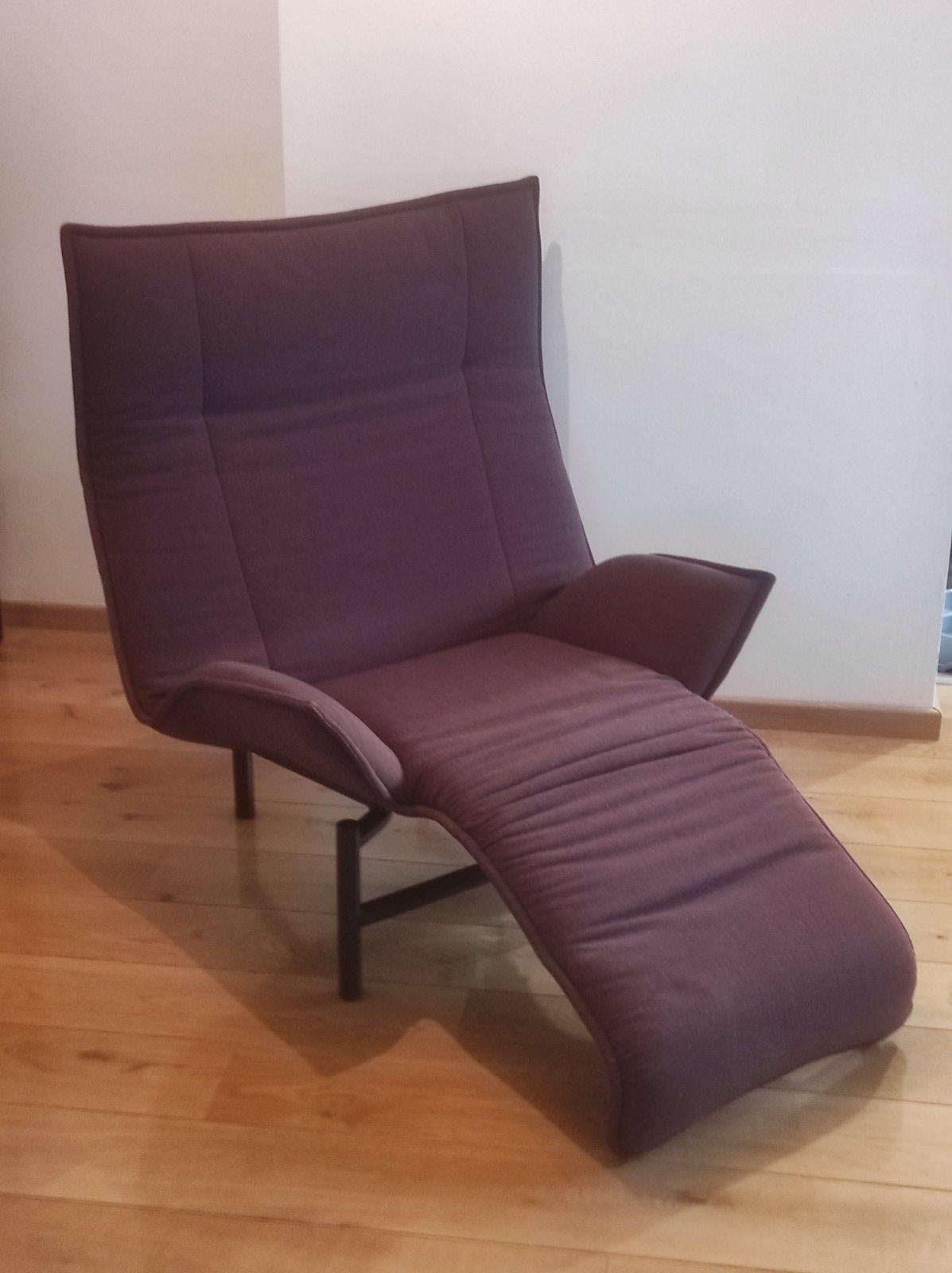 CASSINA Veranda Longue Chair By Vico Magistretti Italy 1980s
