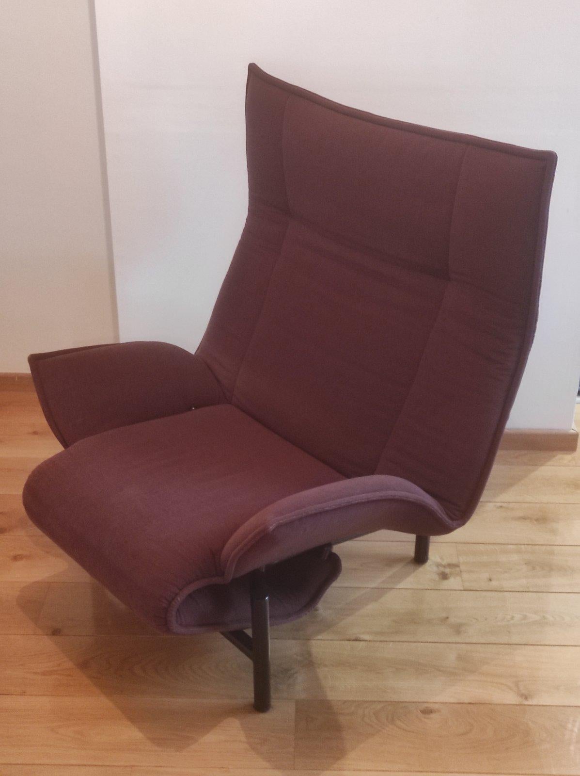 Italian Cassina Veranda Longue Chair By Vico Magistretti Italy 1980s For Sale