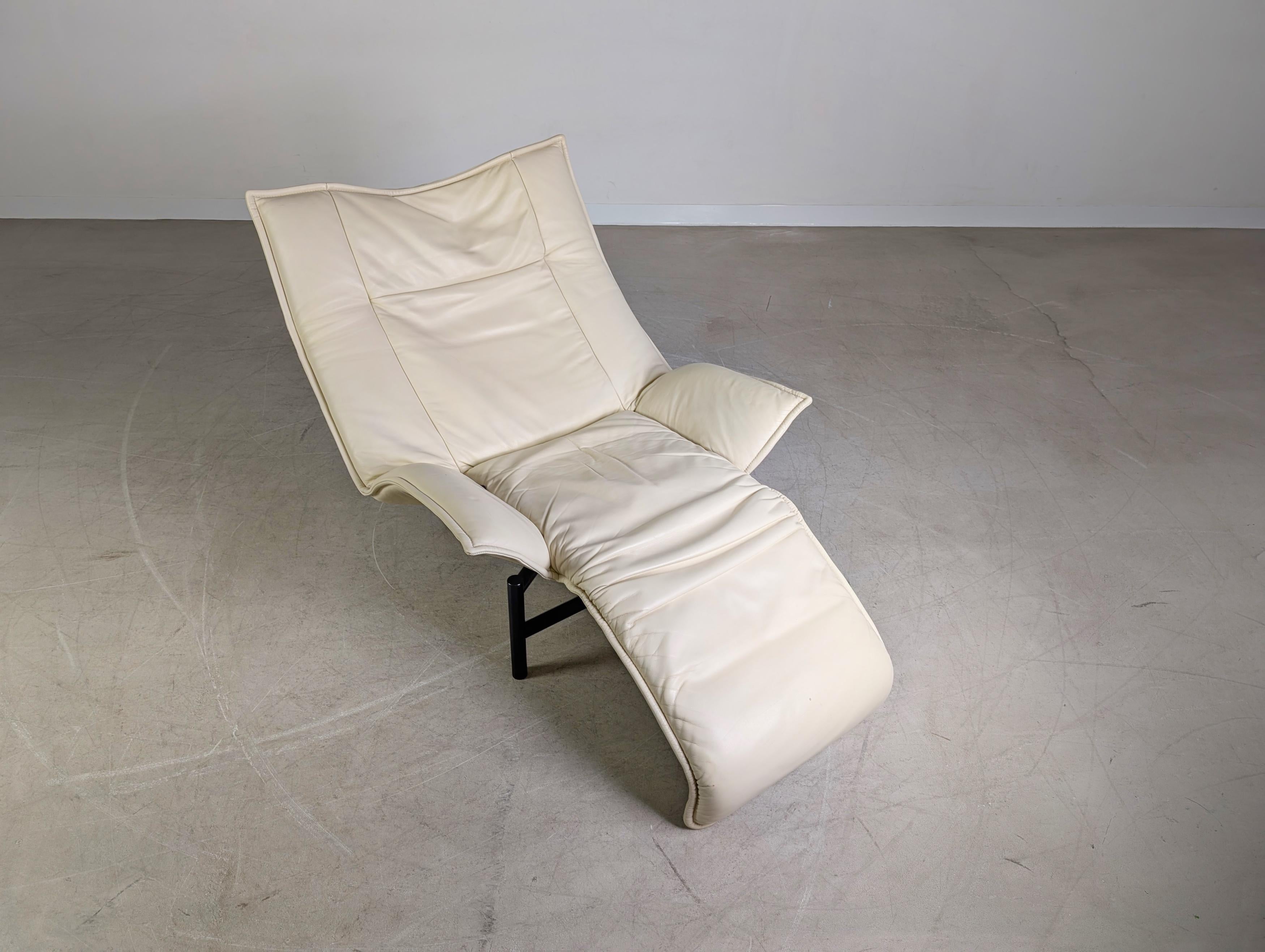 Cassina Veranda Sessel 1980 Vico Magistretti leder hell Design For Sale 3