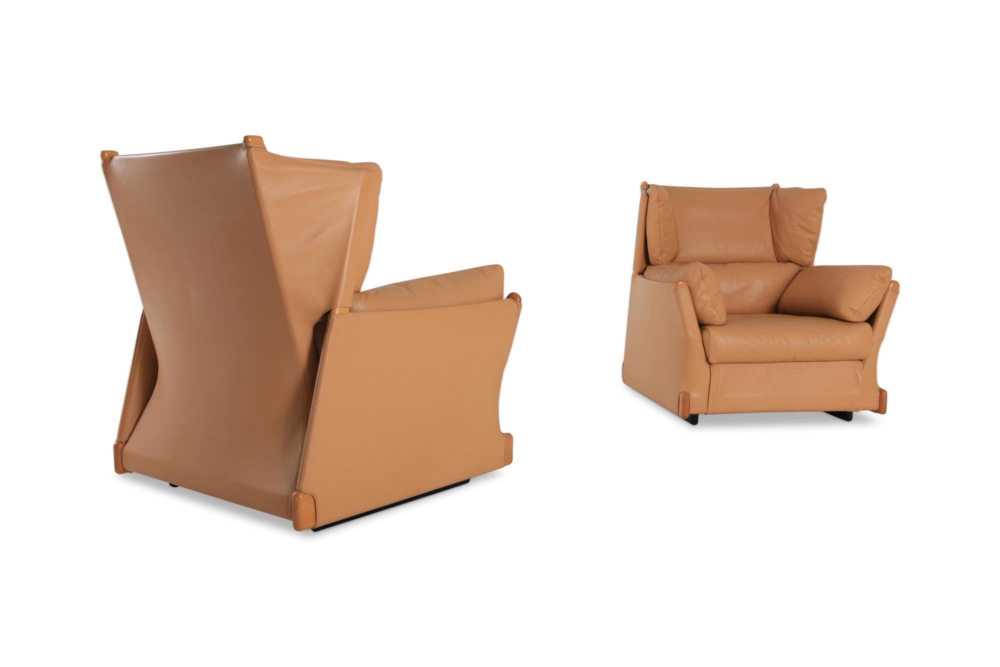 Post-Modern Cassina 'Viola d'amore' Armchairs by Piero Martini