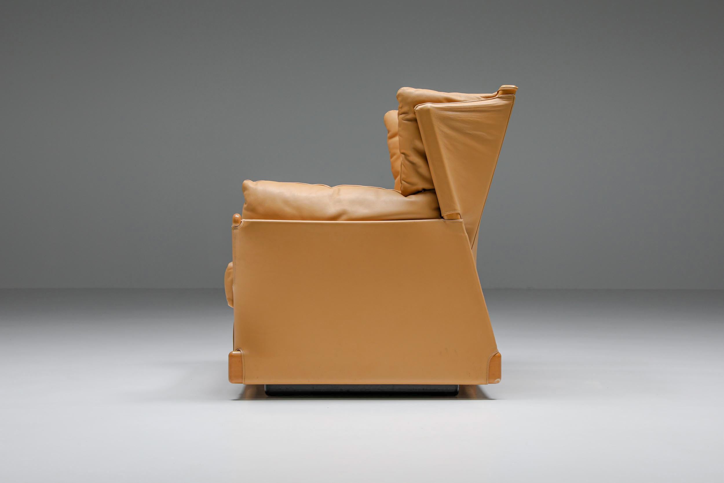 Cassina 'Viola d'amore' Armchairs by Piero Martini, Postmodern, Italian design For Sale 3
