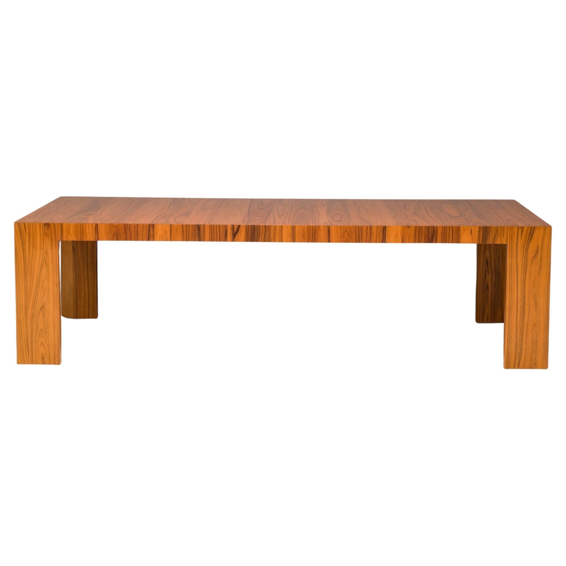 Cassina Wettstein El Dom Rosewood Veneer Dining Table by Hannes