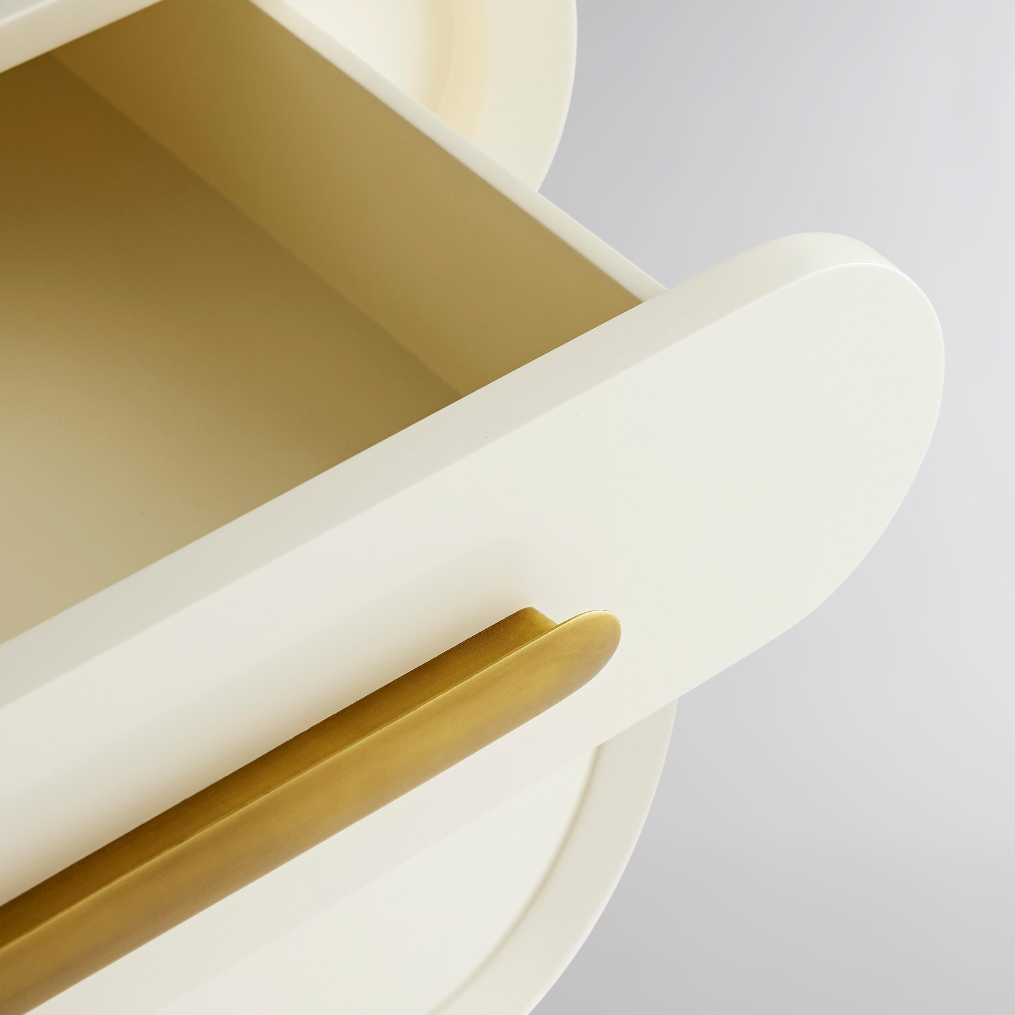 Contemporary Cassini End Table For Sale