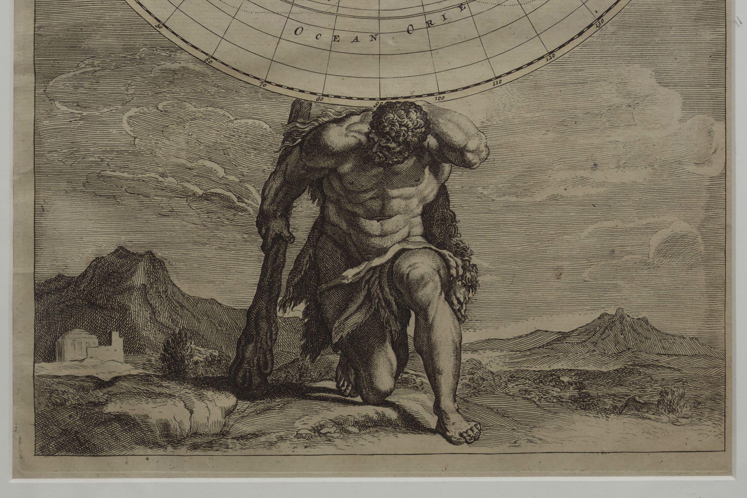 Dutch Cassini World Map “Planisphere Representant Toute L’etendue Du Monde” circa 1792