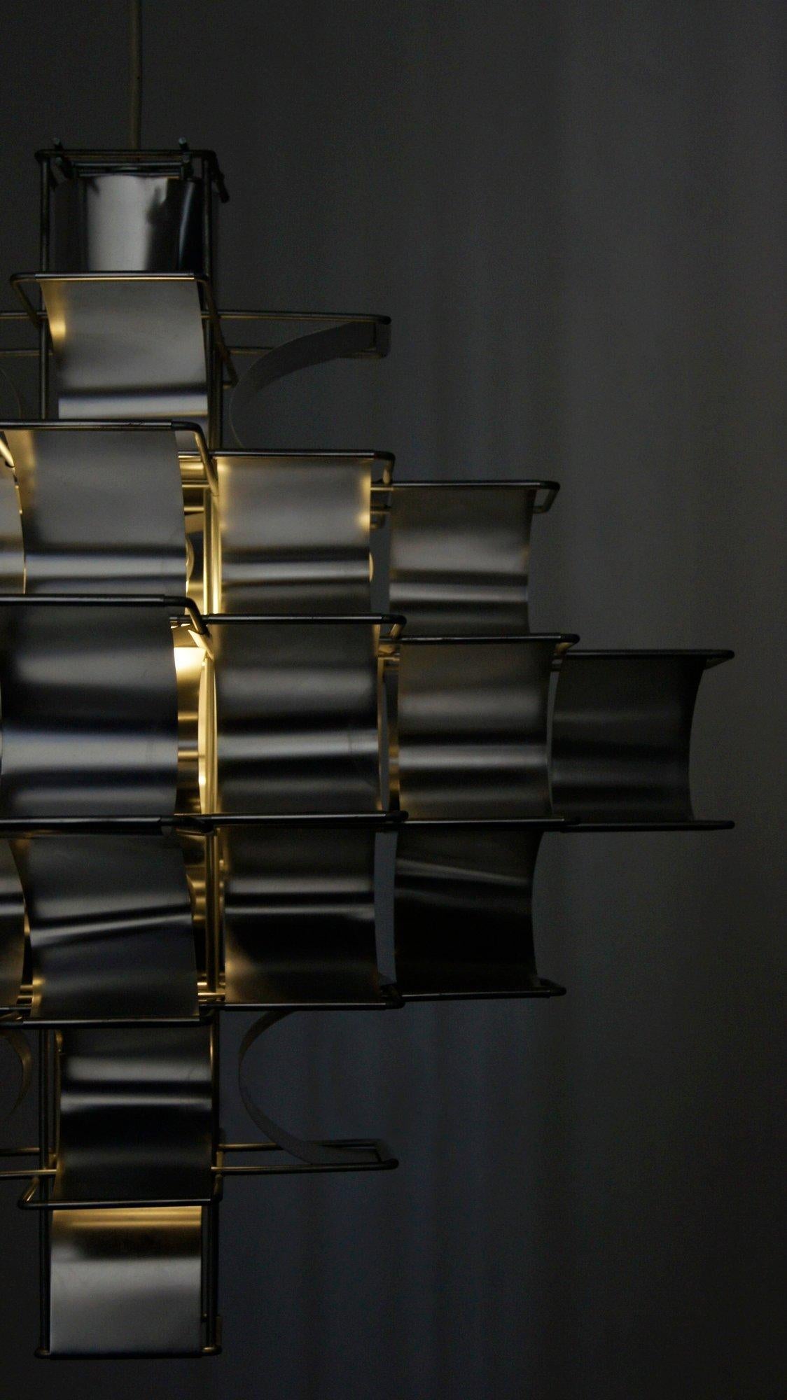 Lampada a sospensione Cassiope di Max Sauze per Max Sauze Studio, Francia, 1969 in vendita 3