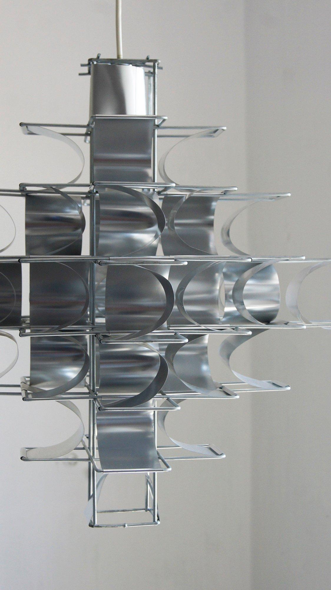 Metà XX secolo Lampada a sospensione Cassiope di Max Sauze per Max Sauze Studio, Francia, 1969 in vendita