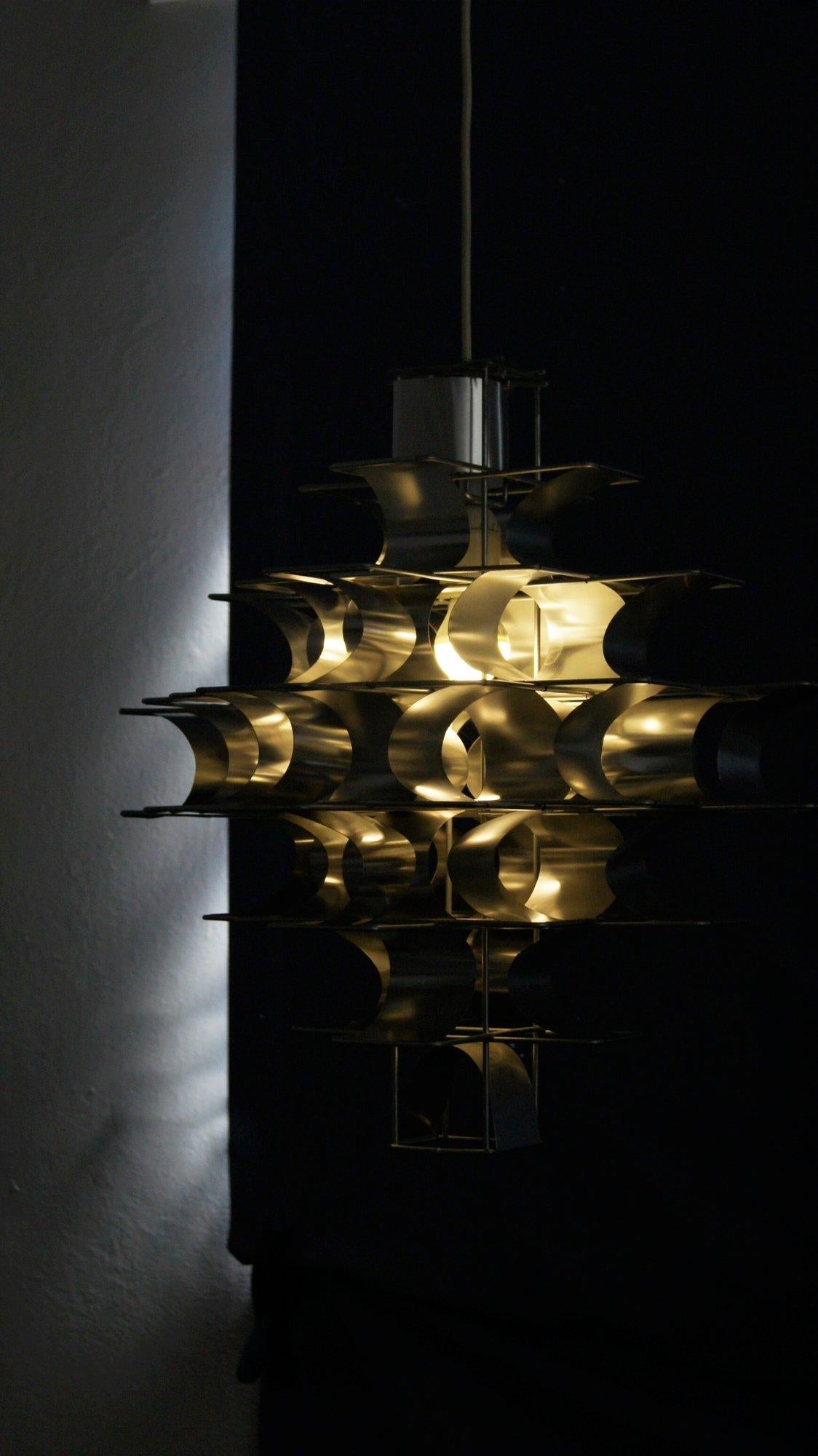 Lampada a sospensione Cassiope di Max Sauze per Max Sauze Studio, Francia, 1969 in vendita 2