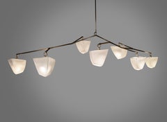 Lustre en porcelaine Cassiopeia 7 V1 : Mobile, fabriqué à la main par Andrea Claire Studio