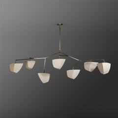 Bamboo Cassiopeia 7 V3: 4A3B Mobile Chandelier, handmade by Andrea Claire Studio