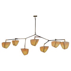 Bamboo Cassiopeia 7 V3: 4A3B Mobile Chandelier, handmade by Andrea Claire Studio