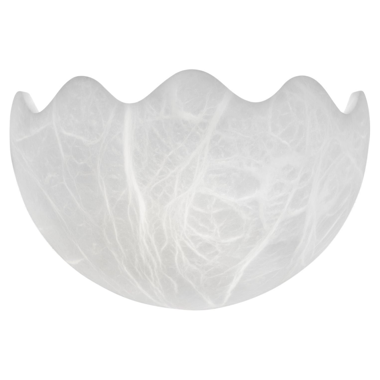 Lampe murale «assis 280 » en albâtre de Denis De La Mesiere