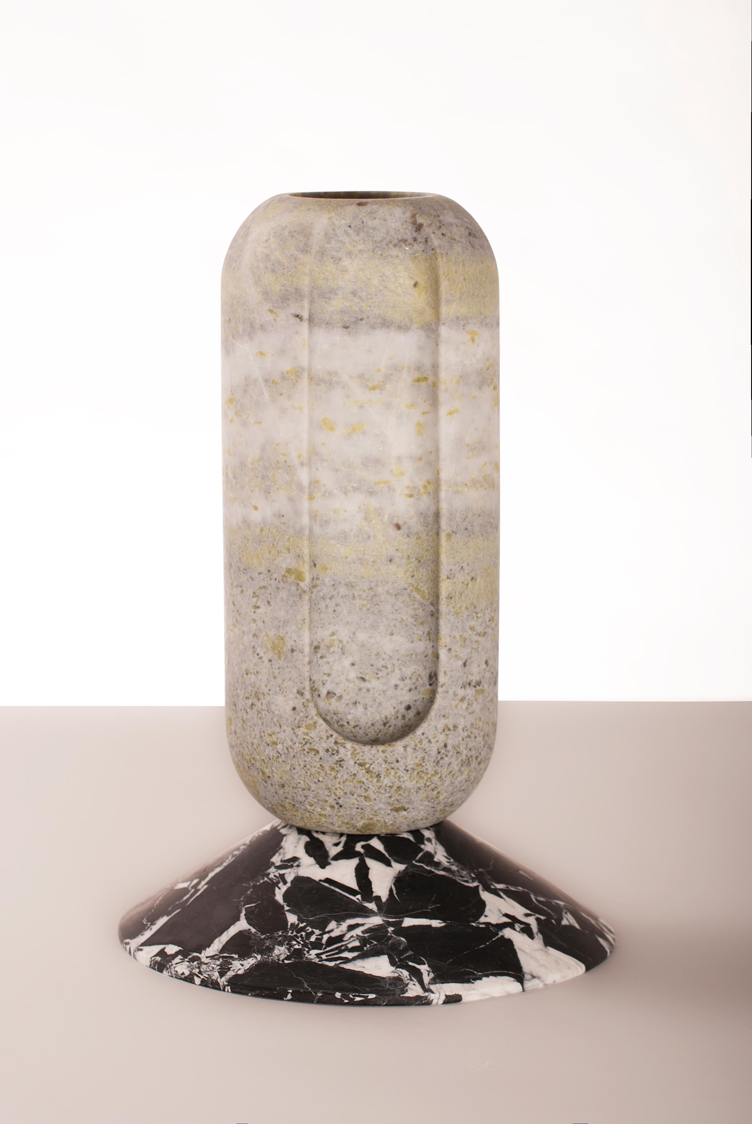 Cassus, Marble Contemporary Vase, Valentina Cameranesi 2