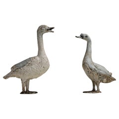 Cast Alloy Geese, France circa 1960