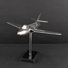 Cast Aluminum Hawker Hunter Aircraft Model, circa 1950