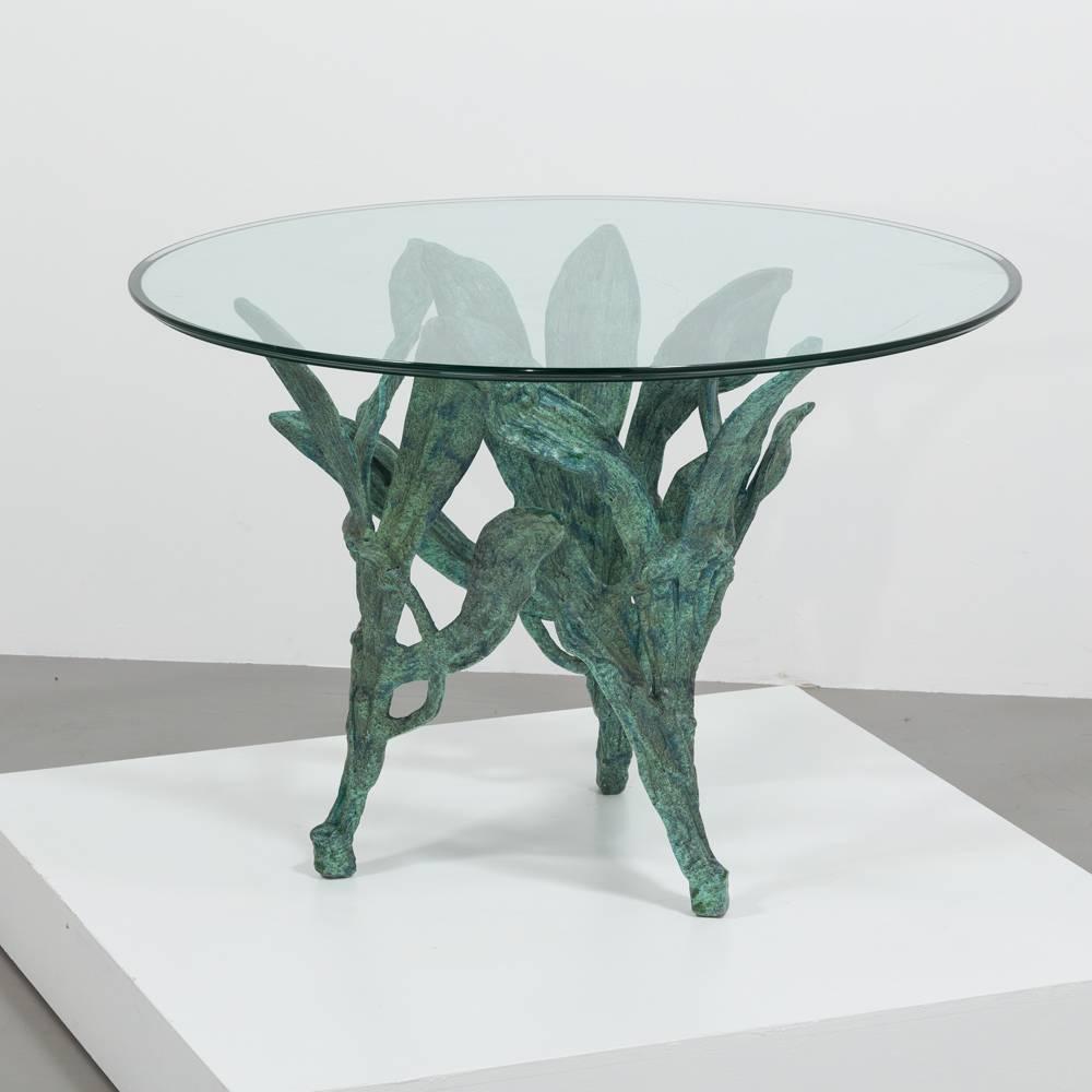 Cast Aluminium Sculptural Centre or Side Table, 1960s In Fair Condition For Sale In London, GB