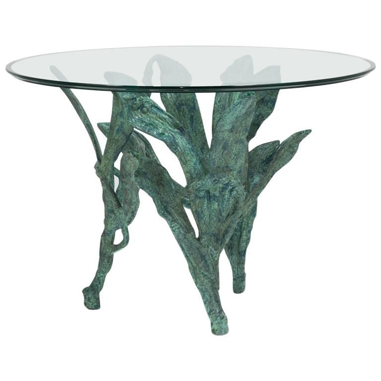Cast Aluminium Sculptural Centre or Side Table, 1960s For Sale
