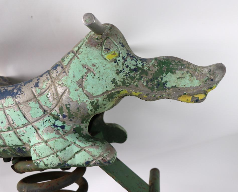 Cast Aluminum Alligator Playground Toy by Mexico Foundries Reedsville, PA 5