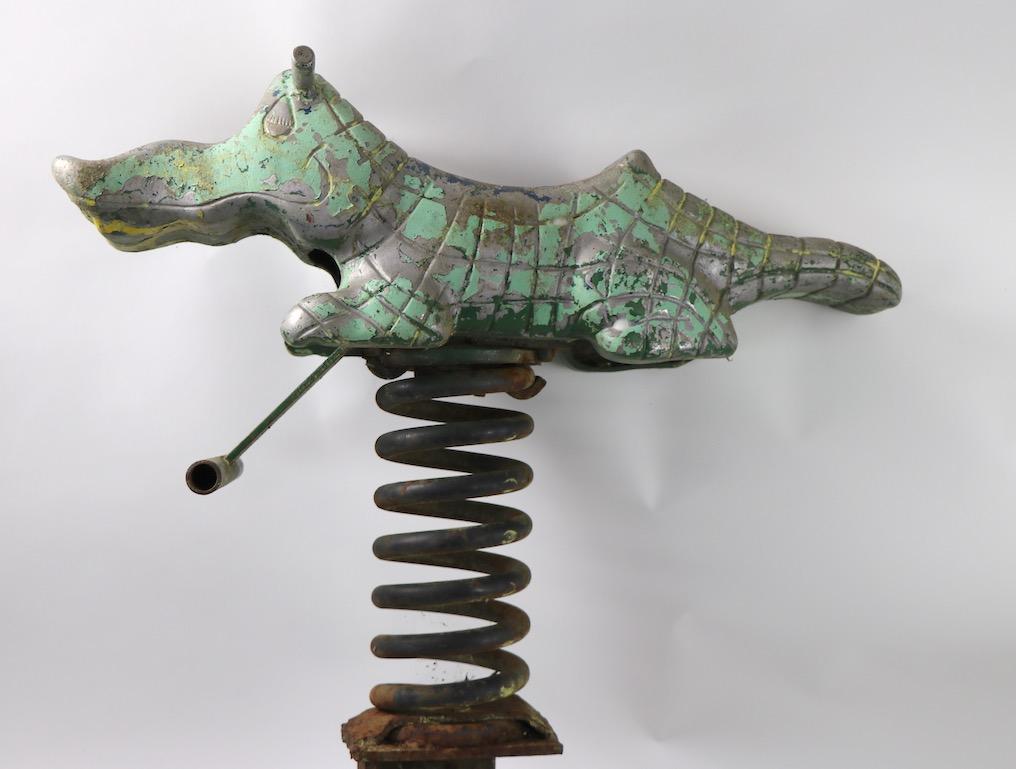 cast aluminum vintage spring riders