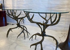 Base de mesa "Antler" de aluminio fundido, Arthur Court