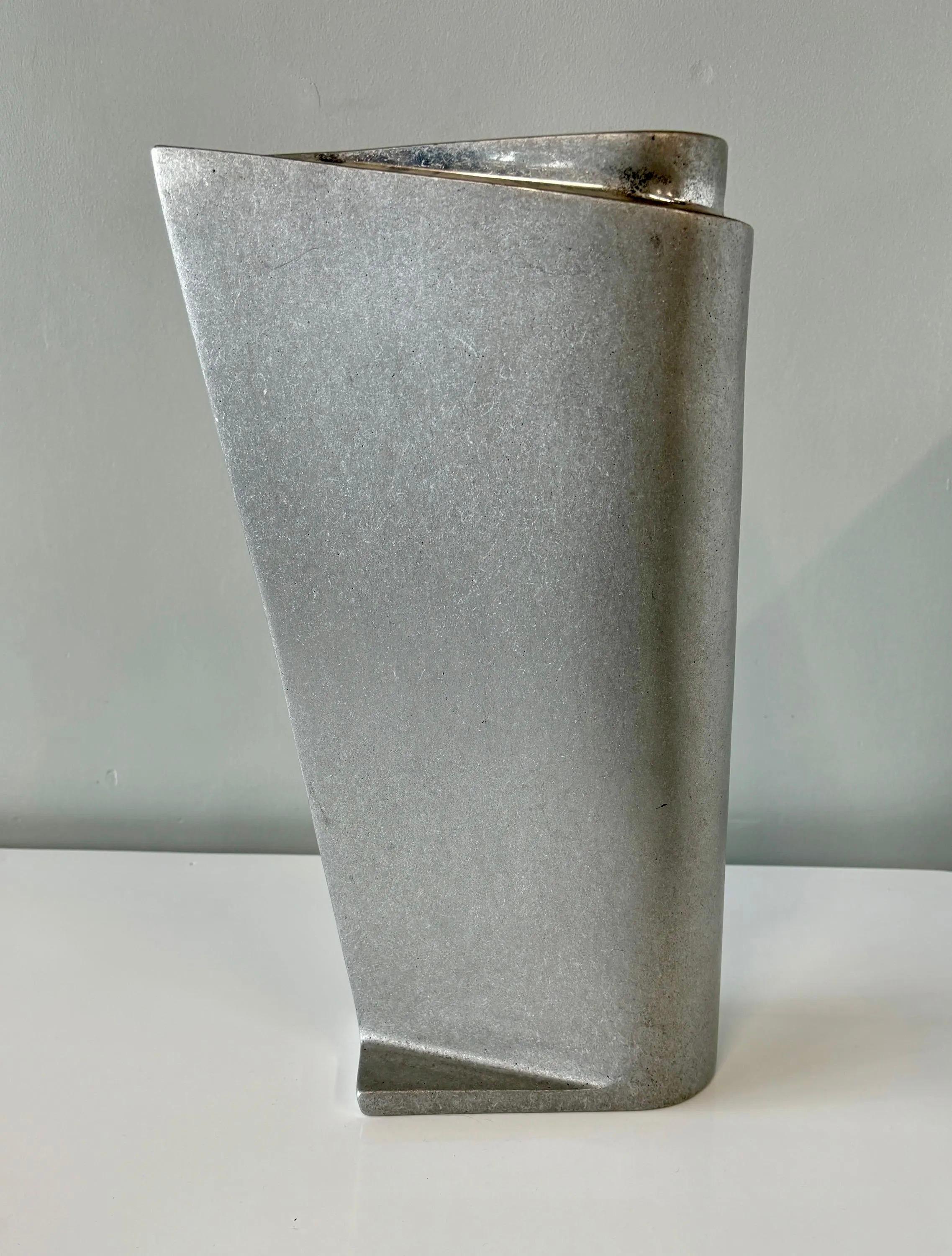 20th Century Cast Aluminum Atomic Vase