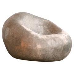 Chaise "Blob" en aluminium moulé 