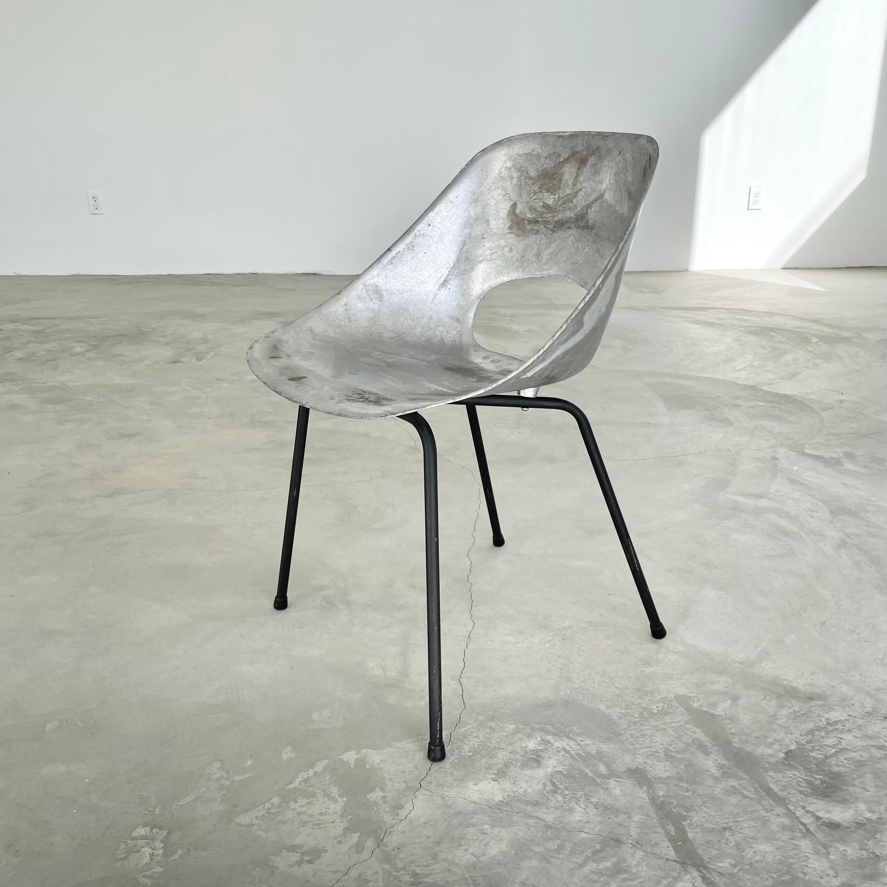 Cast Aluminum Chair by Pierre Guariche For Sale 6