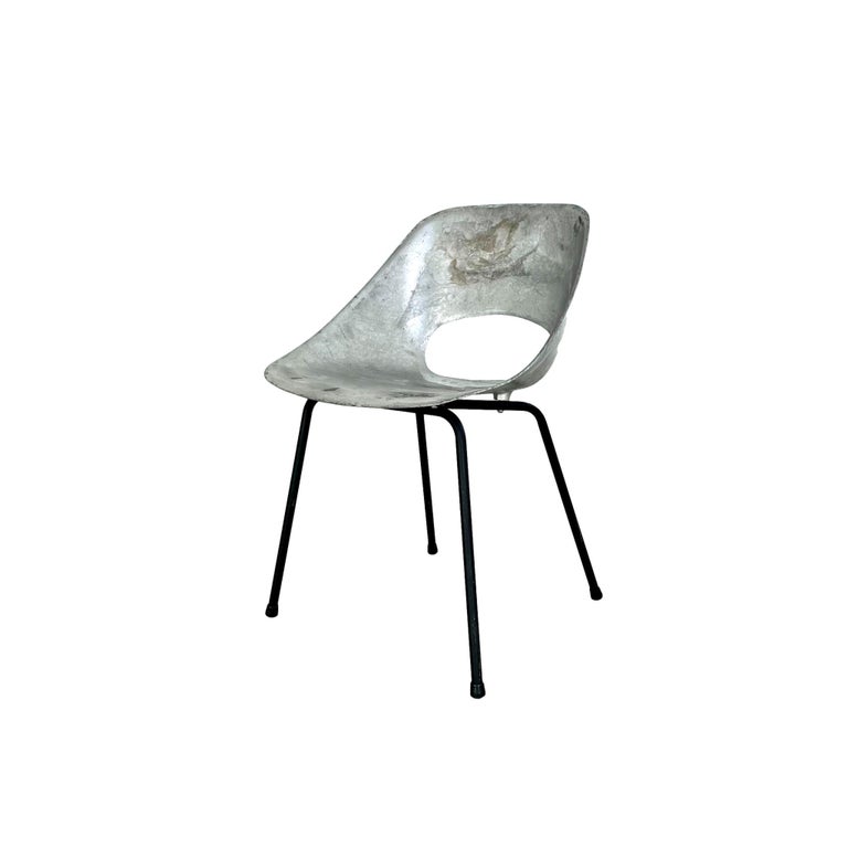 Cast Aluminum Chair by Pierre Guariche For Sale at 1stDibs