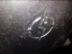 Cast Aluminum Conical Sculpture Vase Urn Artist Signed