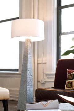 Cast Aluminum Hand Carved, Solace Floor Lamp