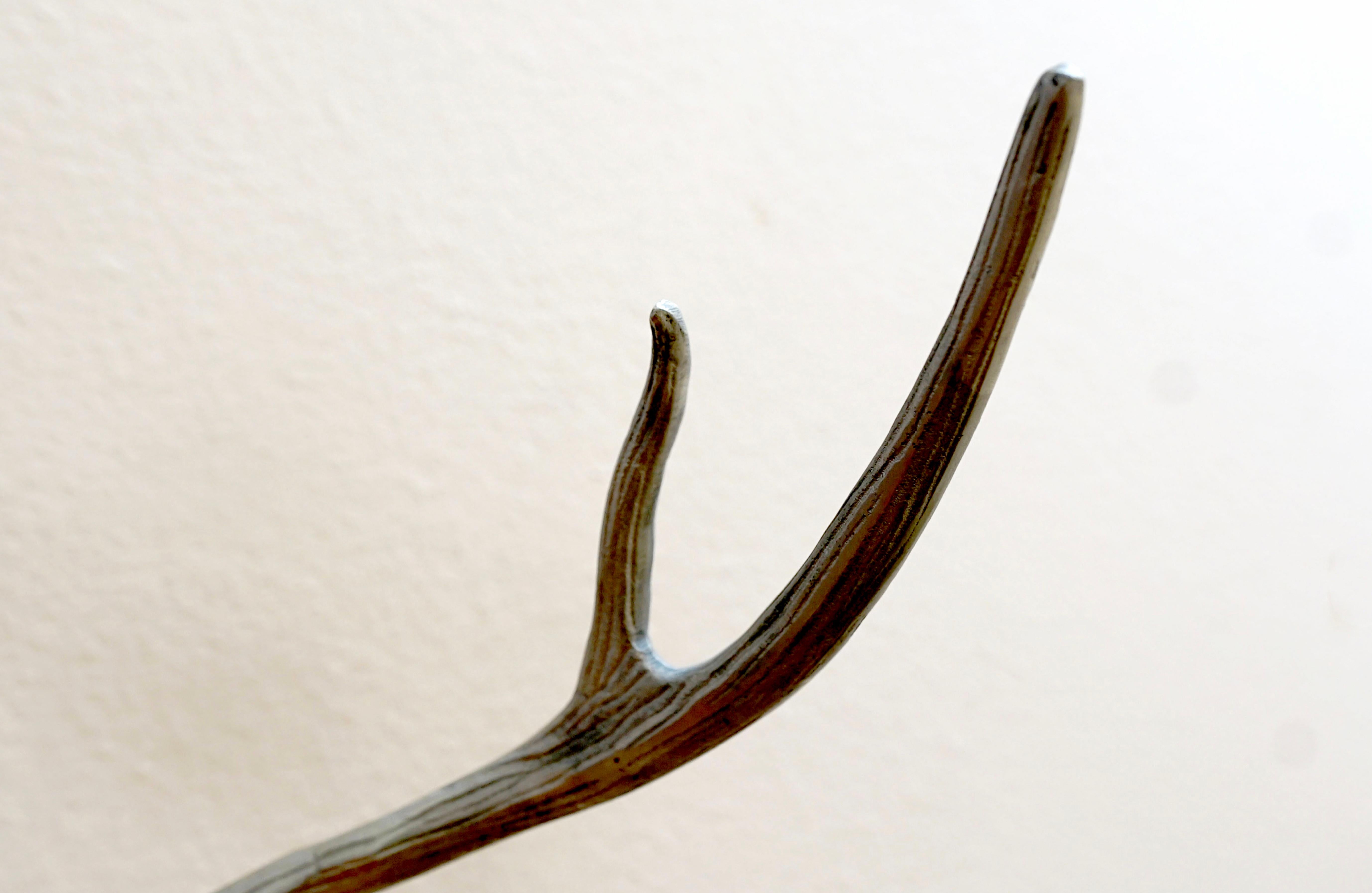 Antelope-Skulptur aus Aluminiumguss, montiert im Zustand „Gut“ im Angebot in Lomita, CA