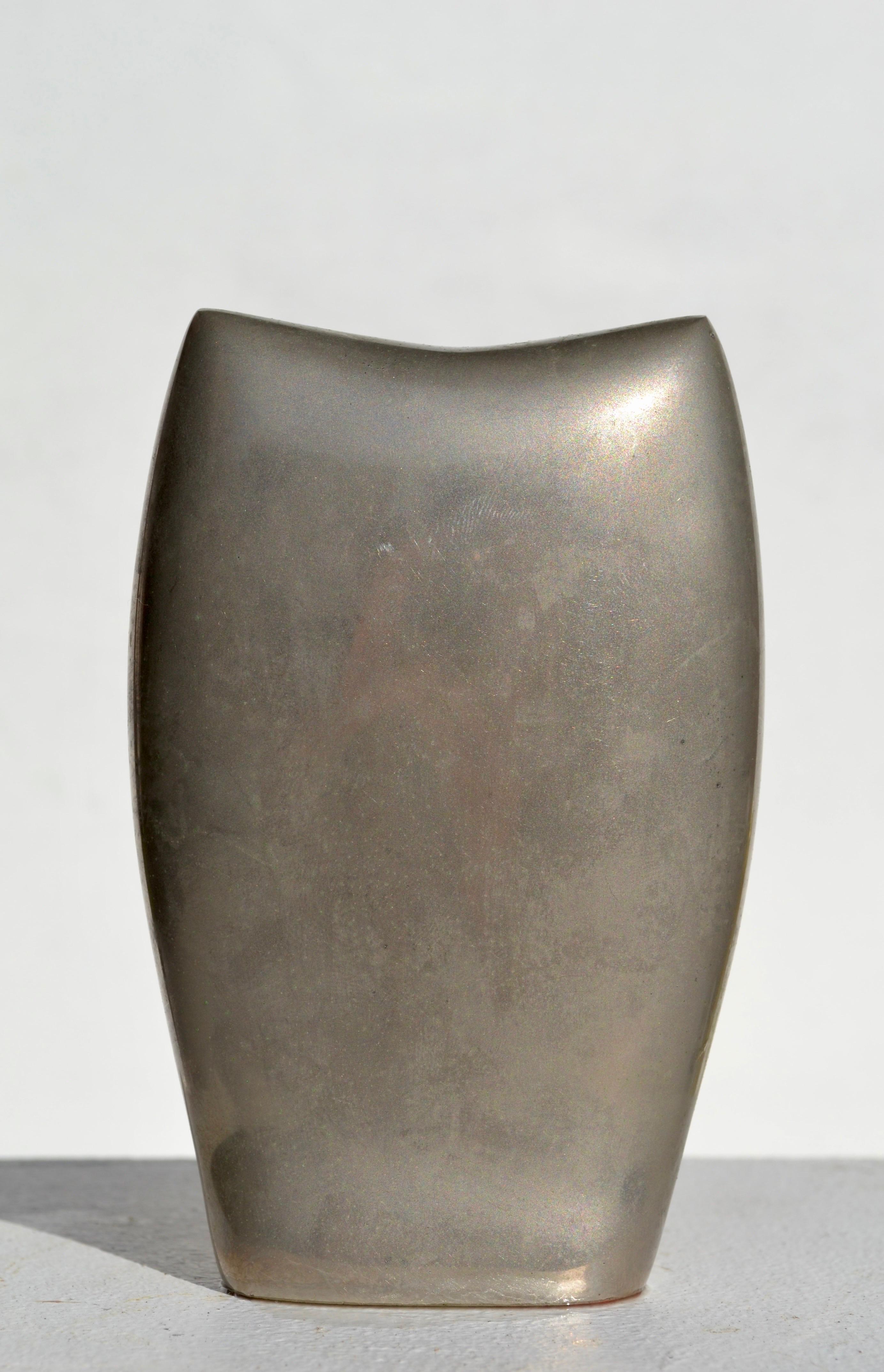 Scultura di gufo in alluminio fuso, Francia, anni '70 in vendita 1