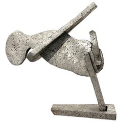 Cast Aluminum Puzzle Bird Sculpture