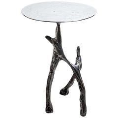Table d'appoint Scultura en aluminium coulé