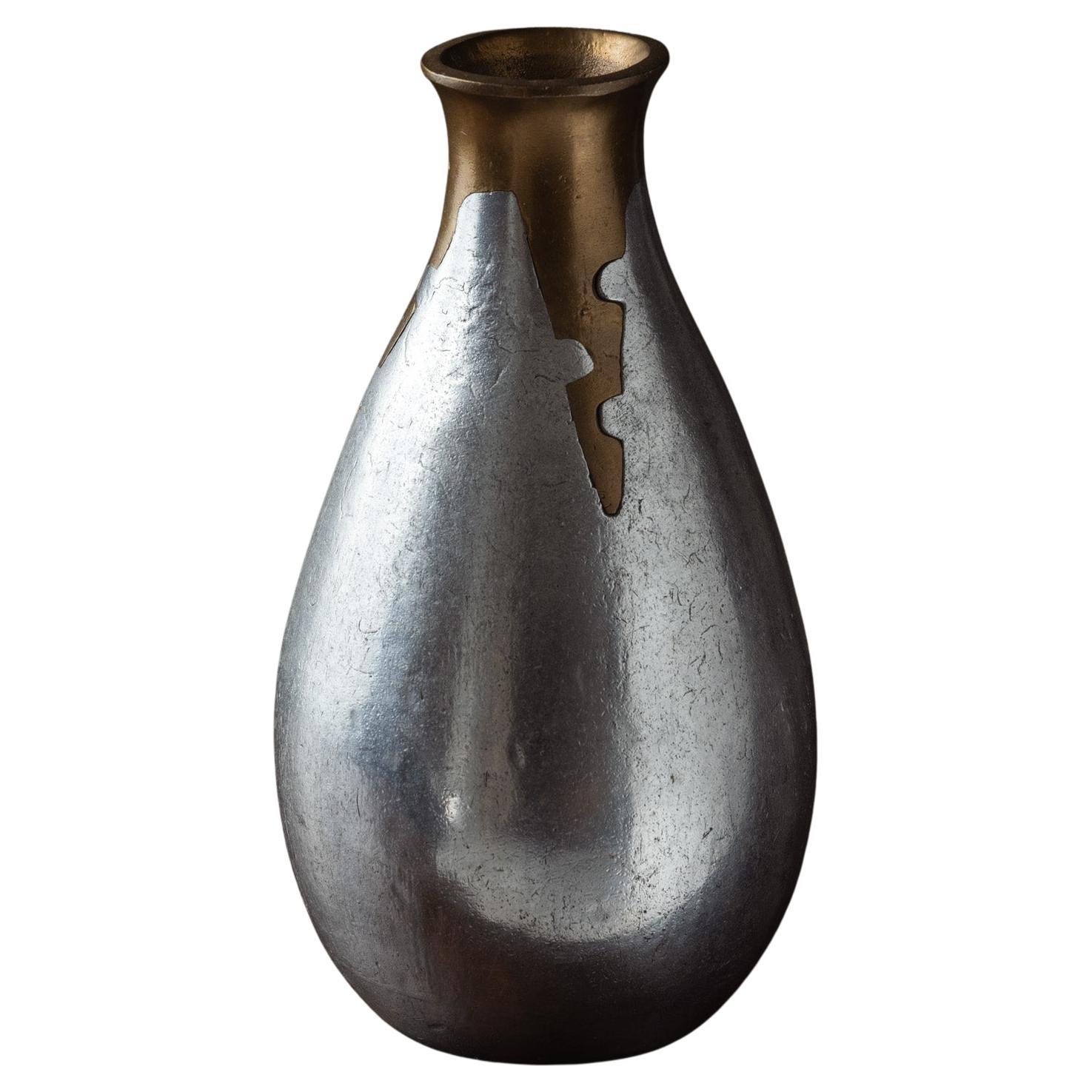 Jarrón de aluminio fundido, Philippe Jean, años 70 en venta