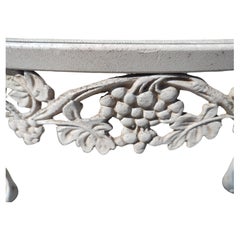 Cocktailtisch aus Aluminiumguss mit sicherer Glasplatte von Molla aus Italien