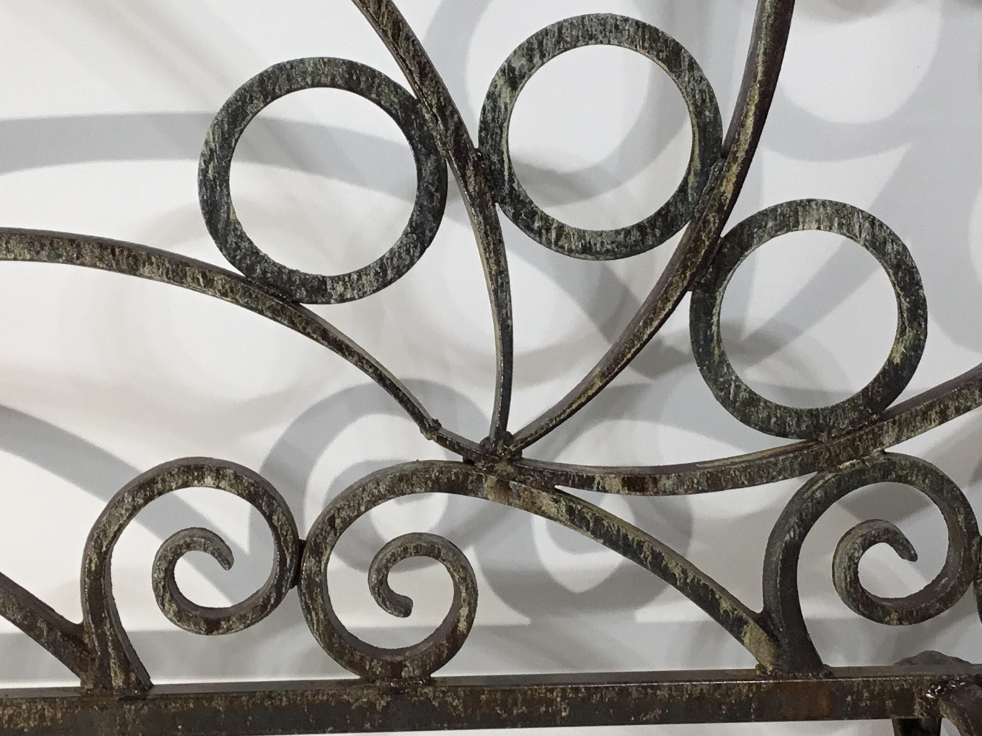 Cast and Wrought Iron Fireplace Screen 4