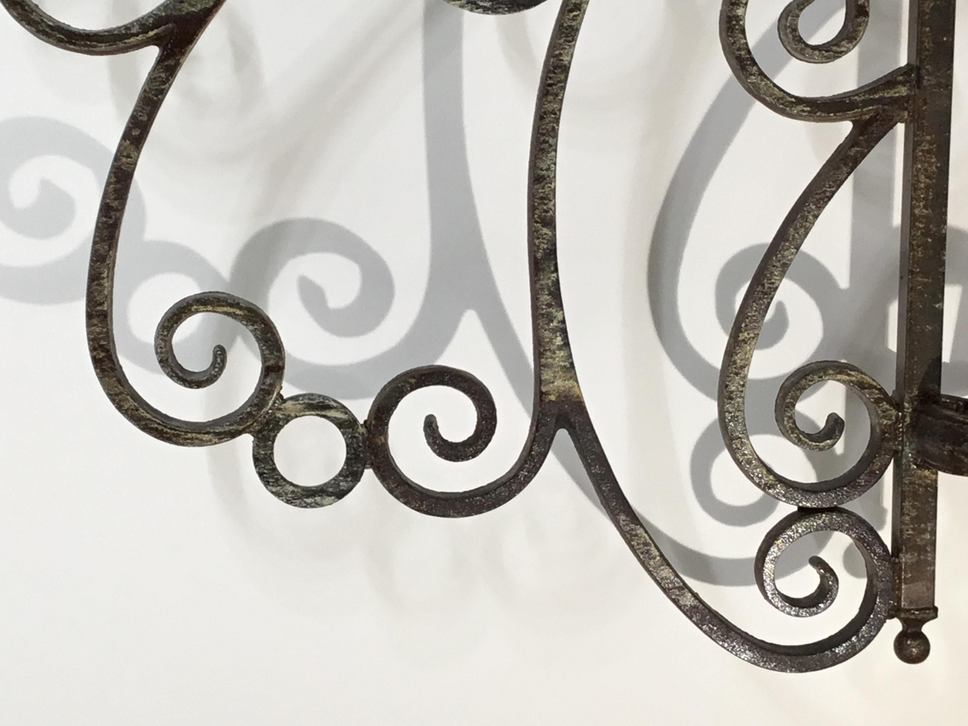 Cast and Wrought Iron Fireplace Screen 7