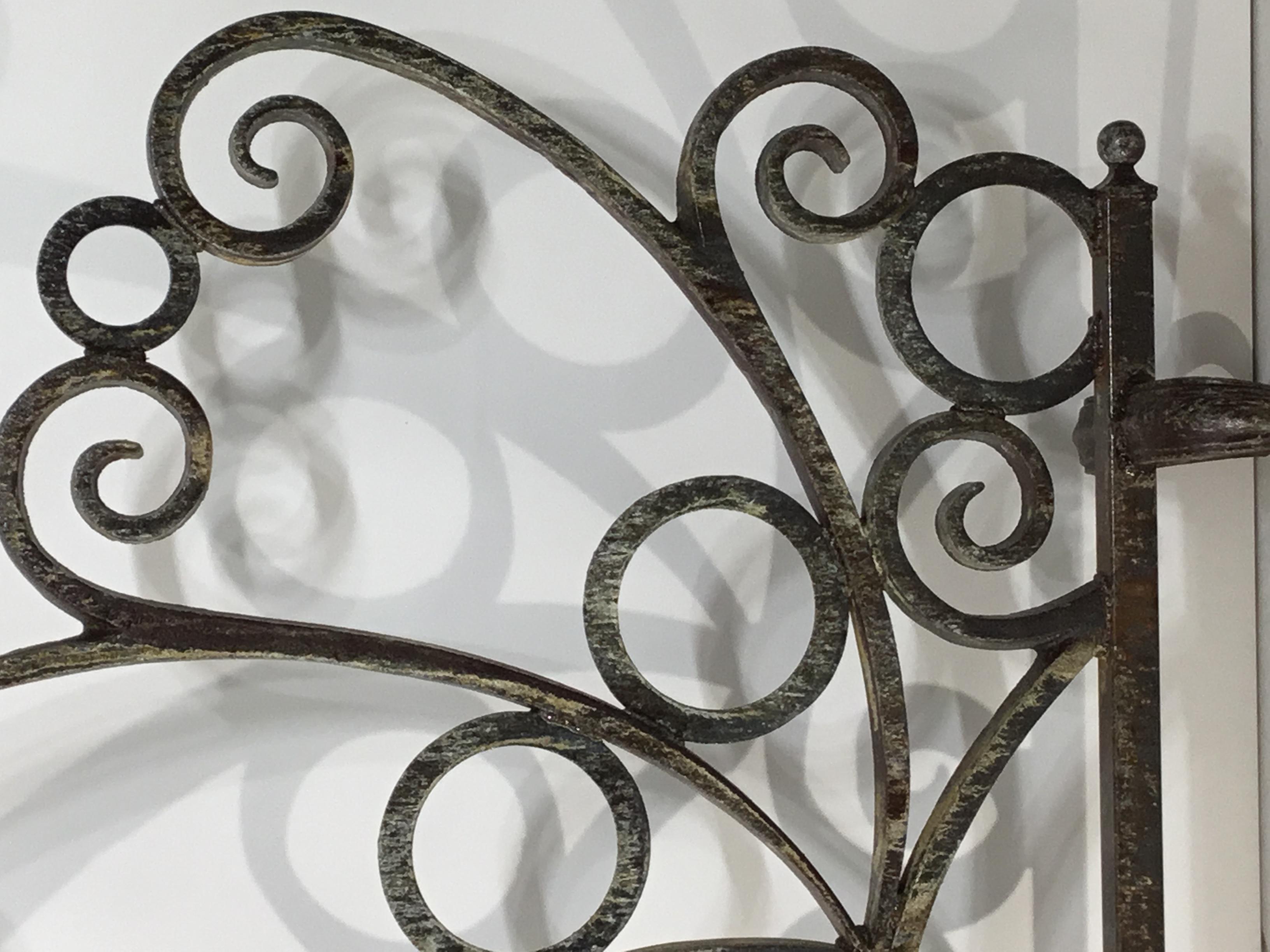 Cast and Wrought Iron Fireplace Screen 8