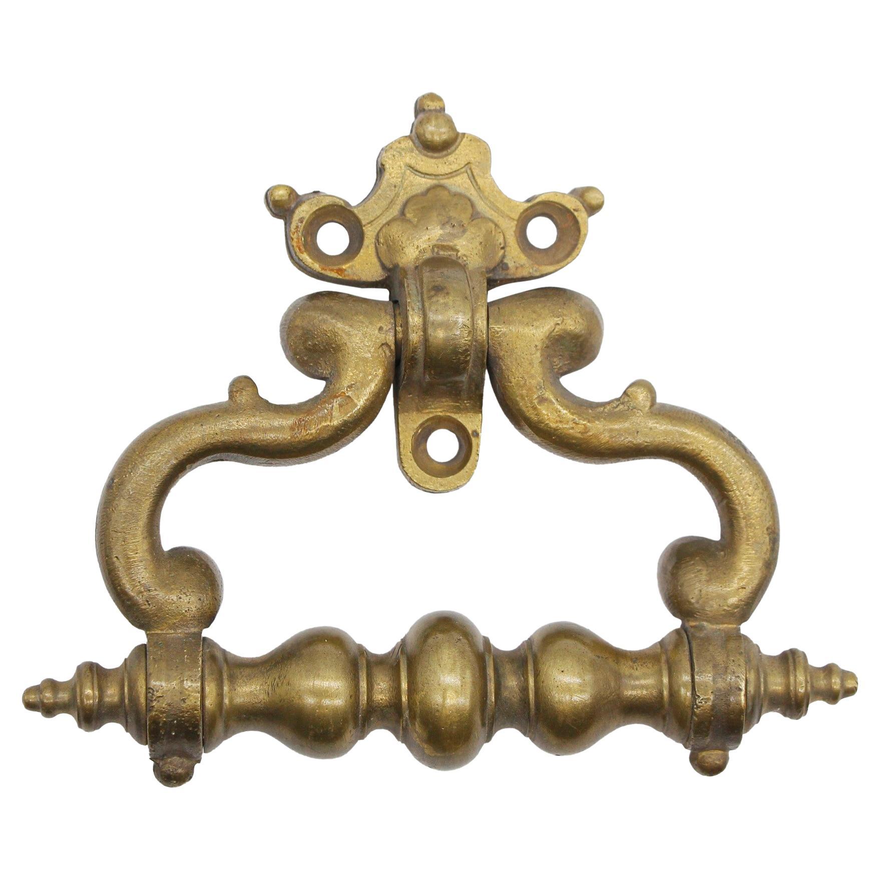 Edwardian Brass Door Knocker at 1stDibs