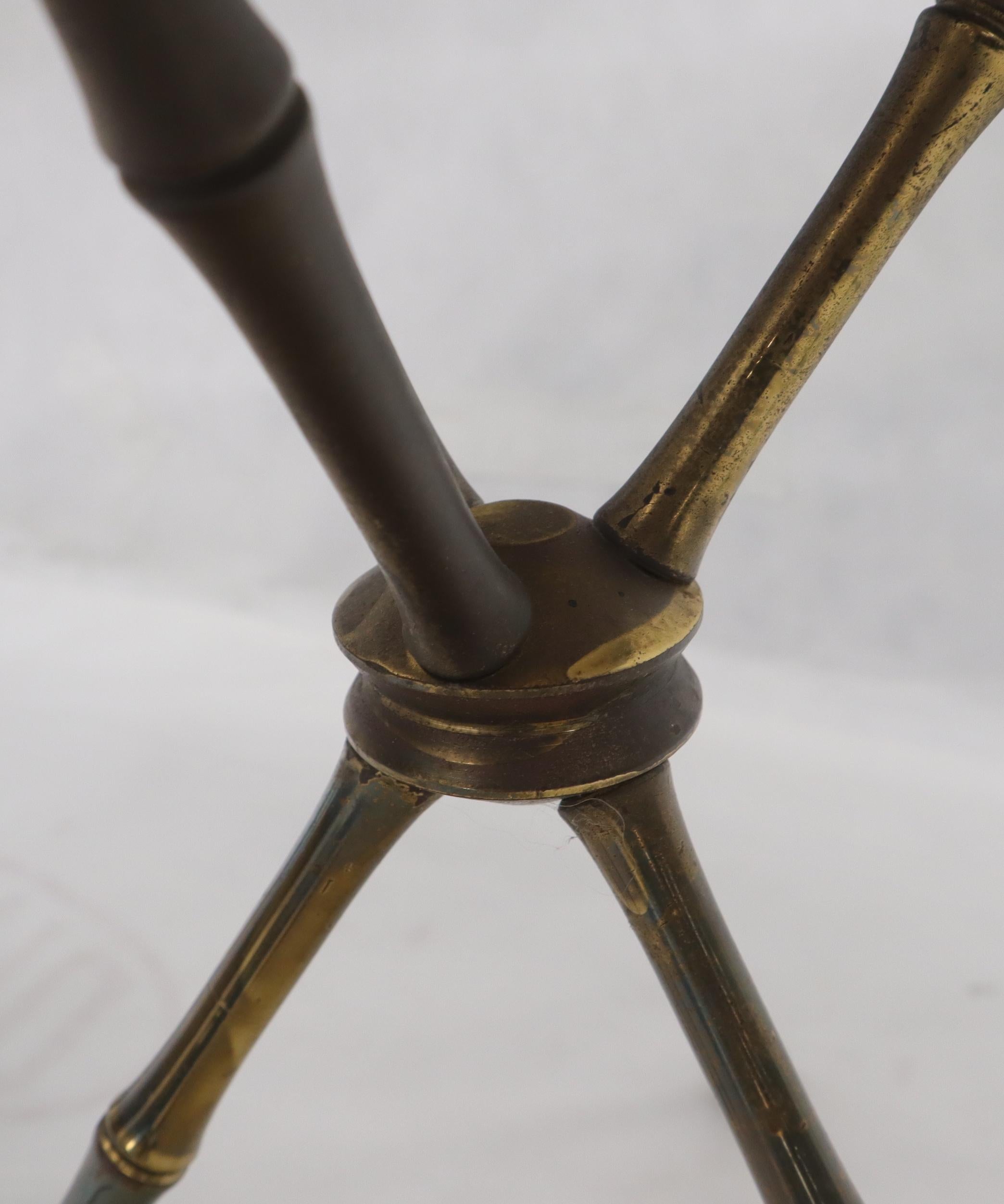 bamboo leg side table