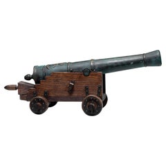 Gegossene Salute-Kanon aus Messing, hergestellt nach der Schiffkanon der schwedischen Kriegsschiffe Vasa / Wasa