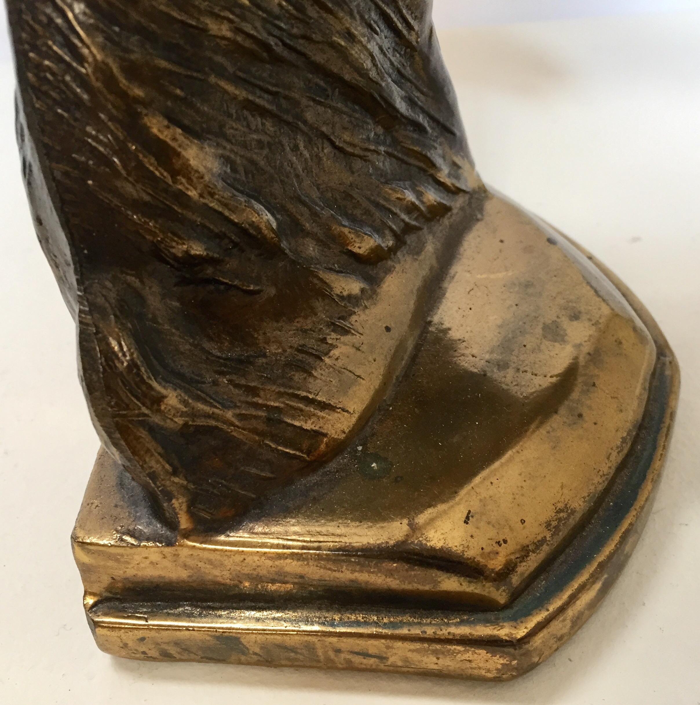 Cast Brass Sculpture of Horse Head Bust 5