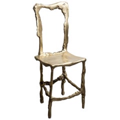 Cast Brass Scultura Decorative Chair