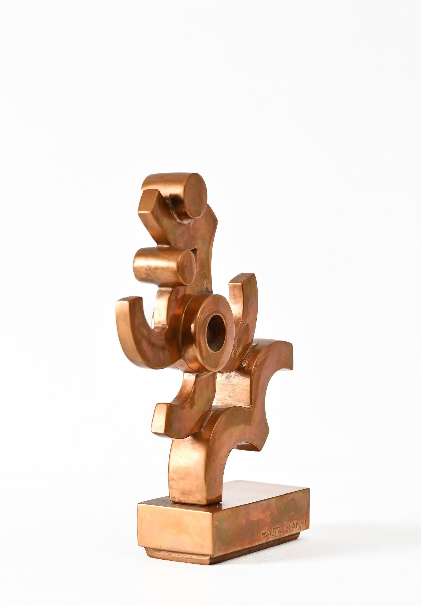 bronze moulé forme abstraite 1 par Umberto Mastroianni Bon état - En vente à Henley-on Thames, Oxfordshire