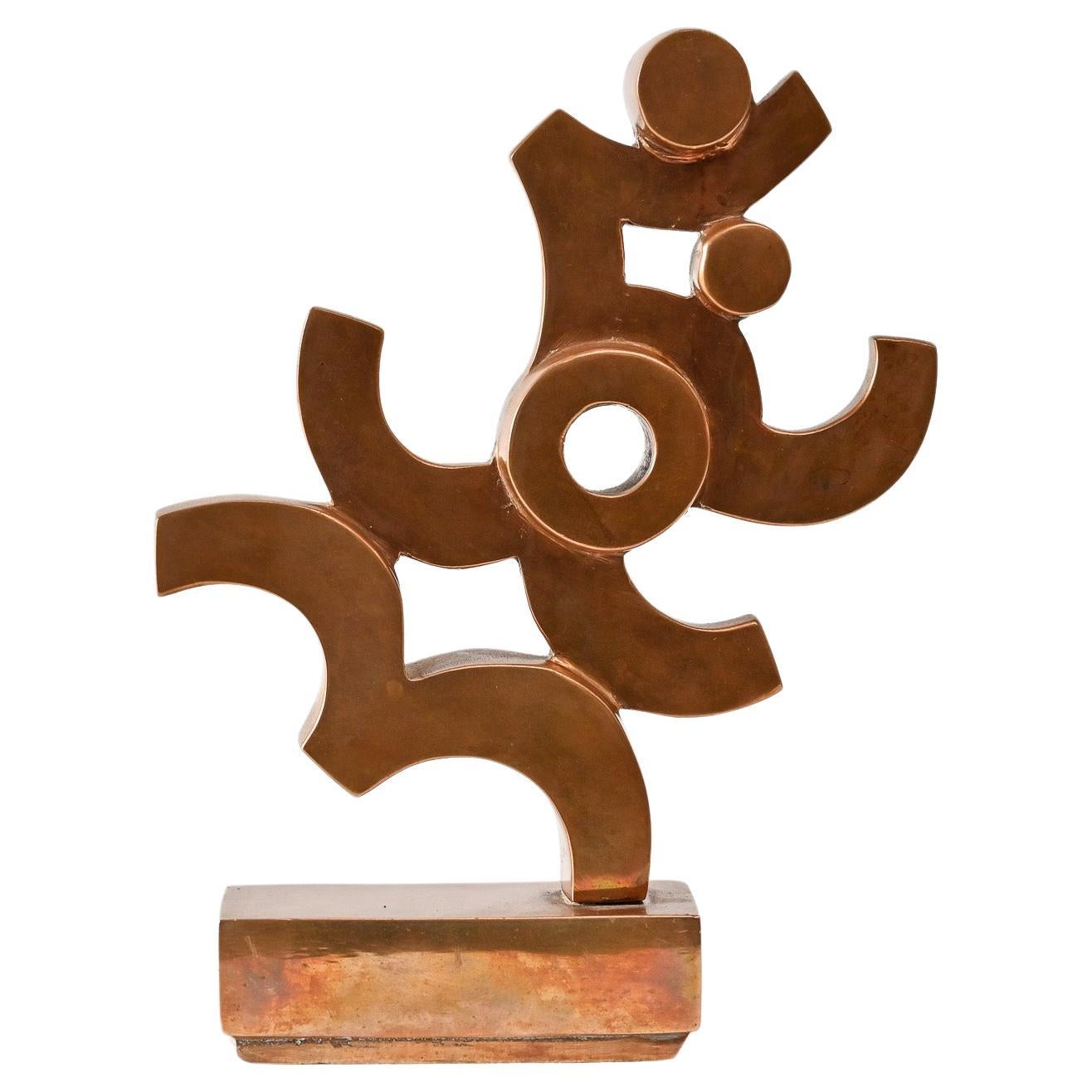 cast bronze abstract form 1 by Umberto Mastroianni