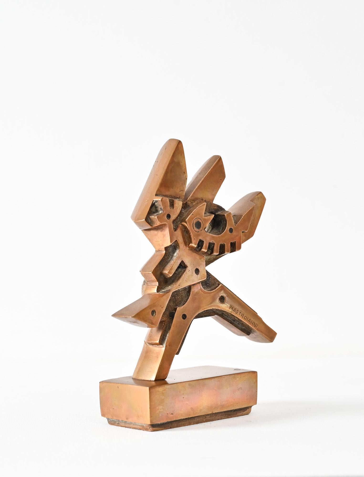 bronze moulé forme abstraite 3 par Umberto Mastroianni Bon état - En vente à Henley-on Thames, Oxfordshire